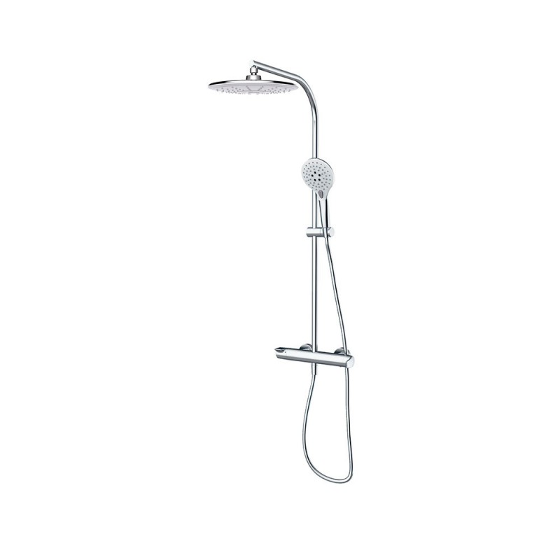 Colonne Mitigeur douche XL fixe DRY Chrome