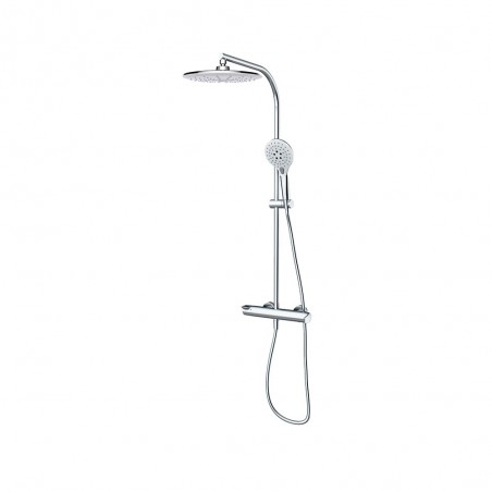 Colonne Mitigeur douche XL fixe DRY Chrome