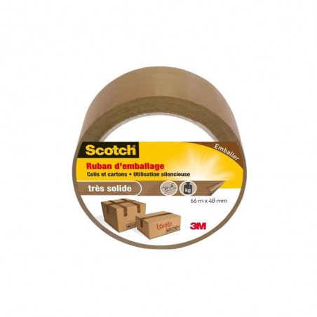 Ruban d'emballage 66Mx48mm Marron -  - meilleure qualité