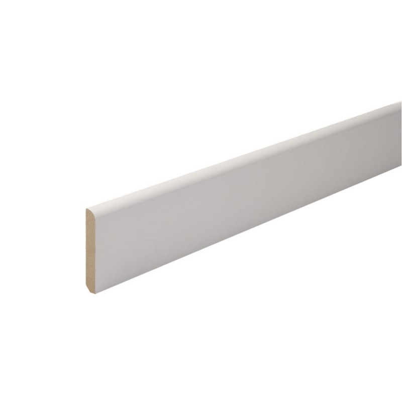 Plinthe arrondie prépeint MDF 10x100x2440mm