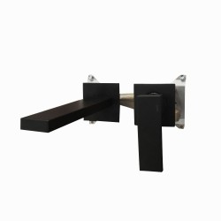 Mitigeur lavabo KALA encastrable Noir & vidage -  - meilleure qualité