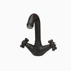 Mélangeur lavabo 1866 H:133mm Noiretvidage