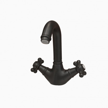 Mélangeur lavabo 1866 H:133mm Noiretvidage