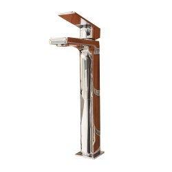 Mitigeur lavabo haut KALA 240mm Chromé et vidage clicclac carre