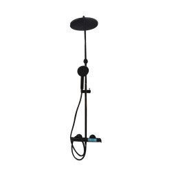 Colonne Mitigeur douche XL fixe DRY Noir