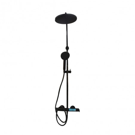 Colonne Mitigeur douche XL fixe DRY Noir