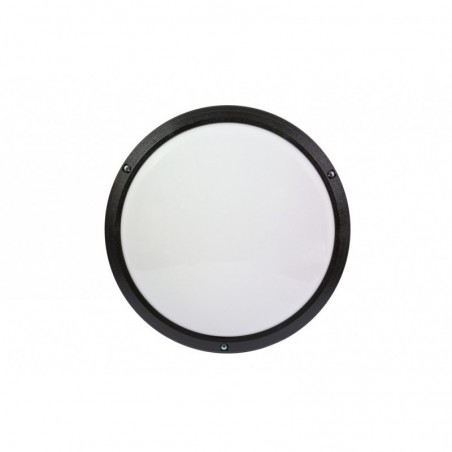 Hublot mural Moon 290x95mm E27 IP65 Noir 230V