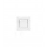 Interrupteur va et vient à touche large 16A Blanc