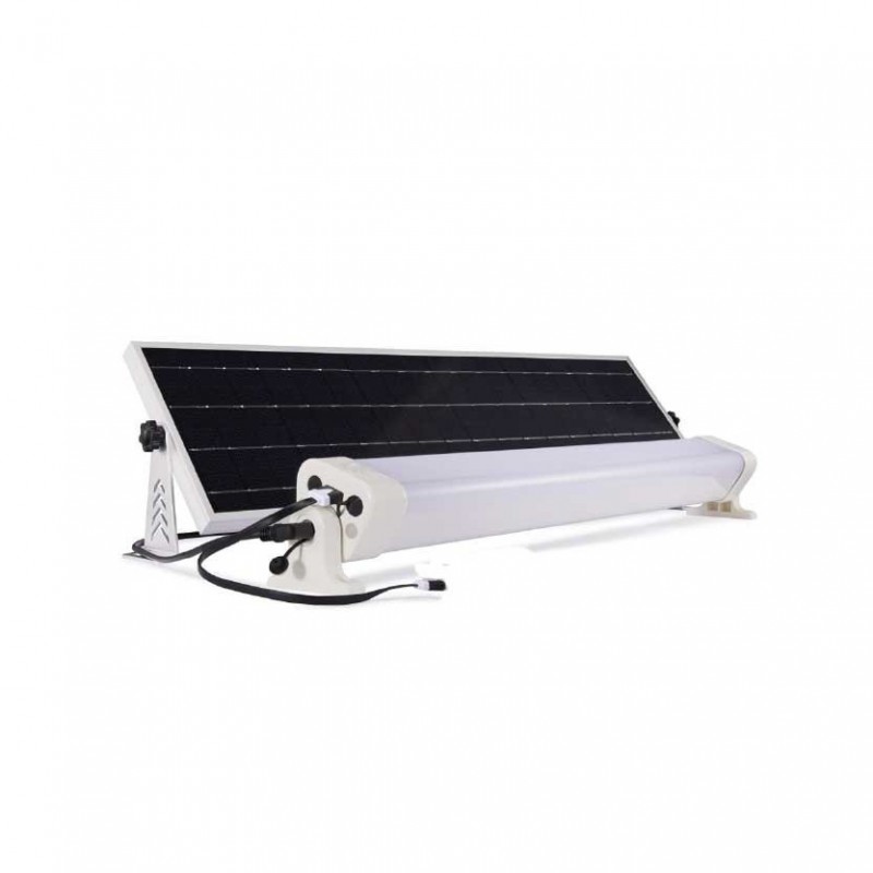 Néon solaire à télécommande 12W 120 LED 1800 lumens