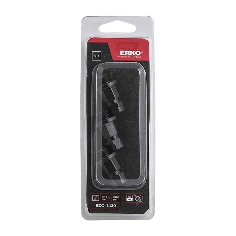 Adaptateur arbre erko de 14A 30mm 3pcs