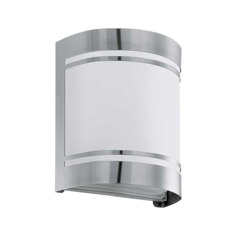 Applique murale Cerno inox E27 60W EXT IP 44 H350