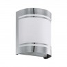 Applique murale Cerno inox E27 60W EXT IP 44 H350