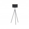 Lampadaire dintérieur en tissu noir et or Esteperra 40w 1.40cm
