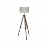Lampadaire dintérieur Landata noisette et taupe E27 60W