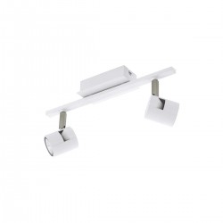 Plafonnier encastrable blanc 5 W Vergiano 2XGU10 5W 400lm