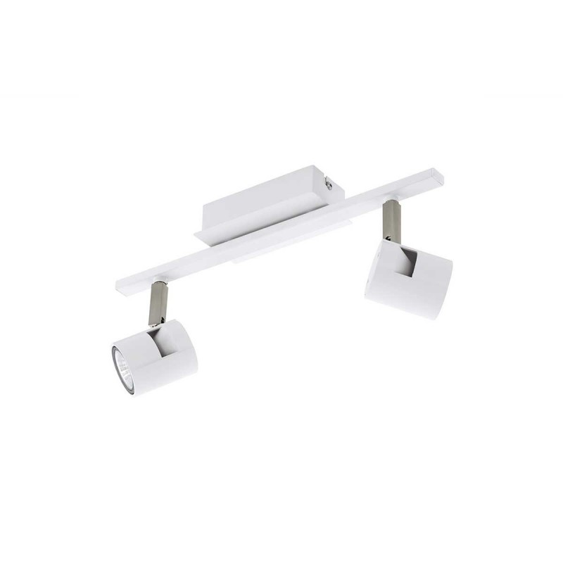 Plafonnier encastrable blanc 5 W Vergiano 2XGU10 5W 400lm