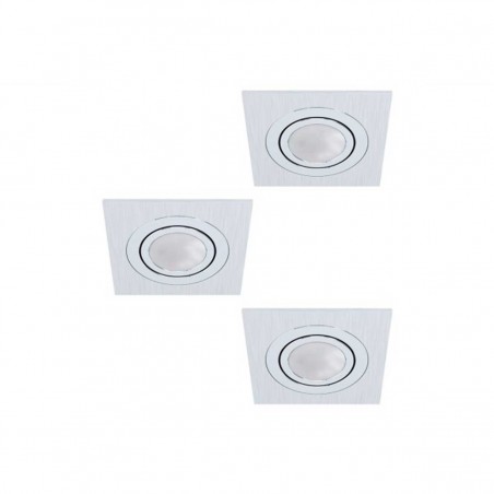 Spot encastrable carré GU10 5W 95x95 Ø75mm Areitio