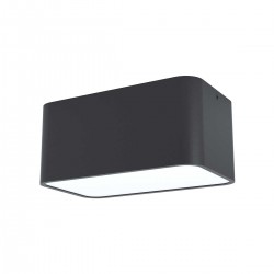 Spot en saillie noir GRIMASOLA2x E27 28w 140*140 ep140