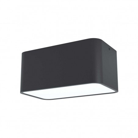 Spot en saillie noir GRIMASOLA2x E27 28w 140*140 ep140