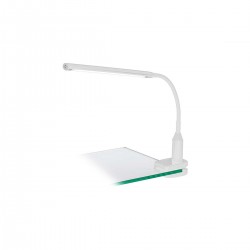 Lampe de bureau LAROA à pincer blanc  Led 45w h275 220-240v