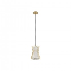 Suspensionnoir et verre opale h1100 MASETAd225 220-240v