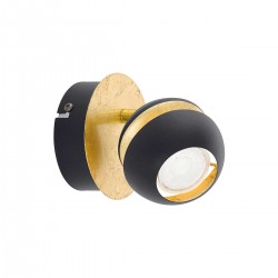 Spot NOCITO noir et doré GU10 d110 220-240v