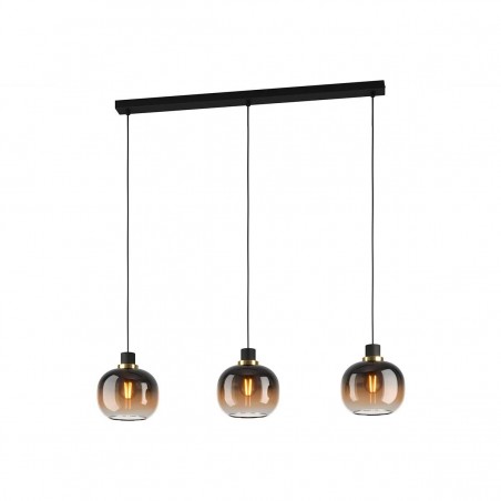 Suspensionnoir et marron 3*E27 OILELLAH1100 L950 220-240V