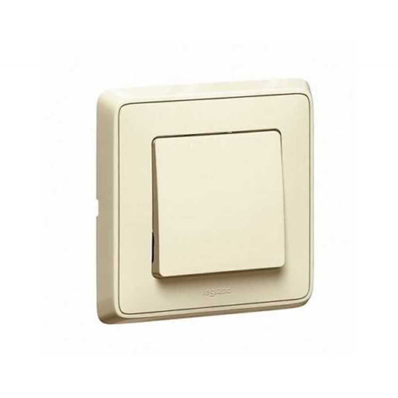 Cariva poussoir simple ivoire