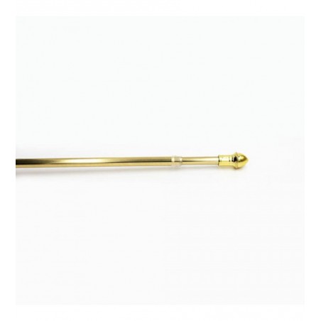 Tringle extensible D12 doré 50-85cm