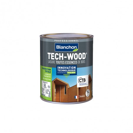 Tech wood lasure 1L chêne rustique satiné -  - meilleure qualité