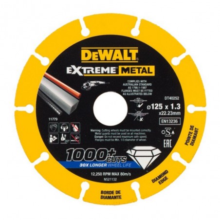Disque extreme metal 125x2223xmm
