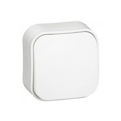 Interrupteur va-et-vient 10AX blanc Forix