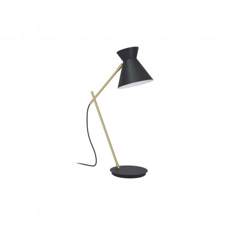 Lampe de table noir-laiton AMEZAGAE27 10w H575 L355
