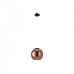 Suspension noir-copper E27 40W max h1500 d300