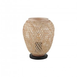 Lampe de table DEMBLEBY bois naturel E27 40W