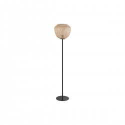 Lampadaire DEMBLEBY acier-bois E27 40W max H1500 D320
