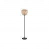 Lampadaire DEMBLEBY acier-bois E27 40W max H1500 D320