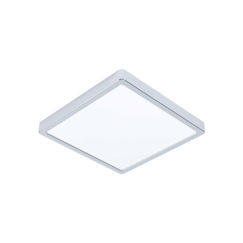 Plafonnier FUEVA 5 carré en saillie chromé LED 20w 285X285