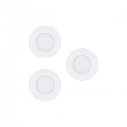 Spot encastrable  blanc led RGB 3w FUEVA-CD85 Lot de 3