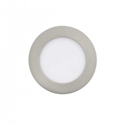 Spot encastrable FUEVA-ZLED 54w   600lm nickel mat d120 IP44