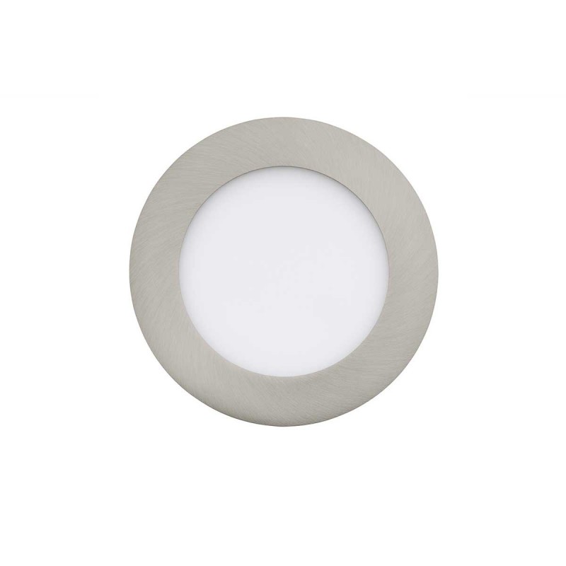 Spot encastrable FUEVA-ZLED 54w   600lm nickel mat d120 IP44