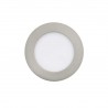 Spot encastrable FUEVA-ZLED 54w   600lm nickel mat d120 IP44