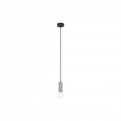 Suspension anthracite gris E27 GIACONECCHIA40w max H1100