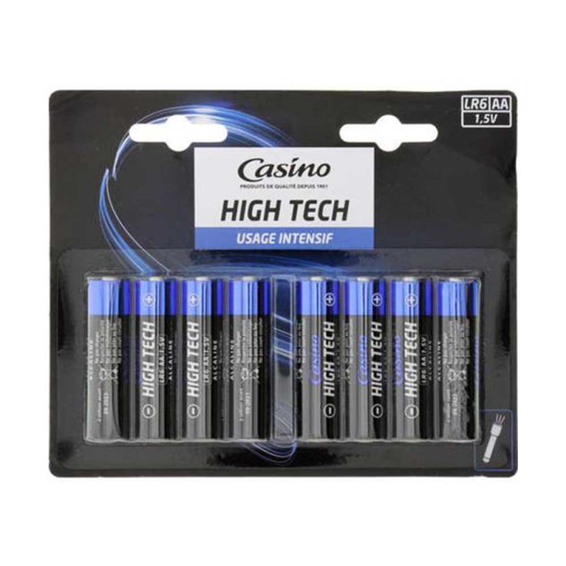 8 Piles LR06 High tech