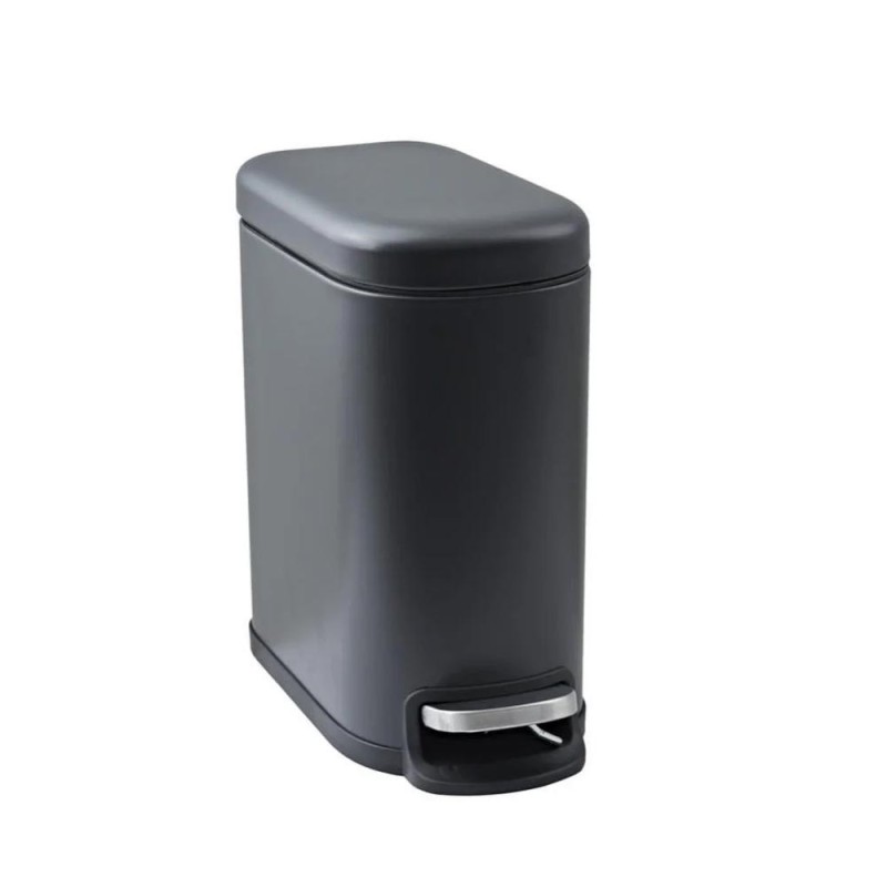 Poubelle salle de bain remix slim 5l black 0