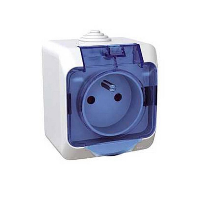 Prise de courant avec obturateur et couvercle