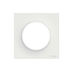 Plaque blanc 1 poste Odace