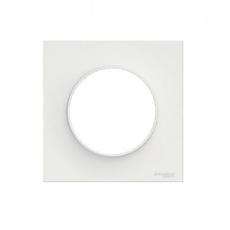 Plaque blanc 1 poste Odace