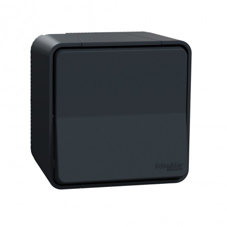 Interrupteur va-et-vient en saillie gris