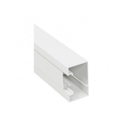 Goulotte électrique 85x50mm 2m PC ABS blanc